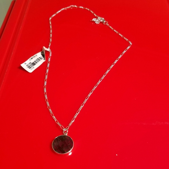 NWT One-of-a-Kind HandCrafted Artisan Silver Soldered Irridescent Glass Necklace - Picture 5 of 11